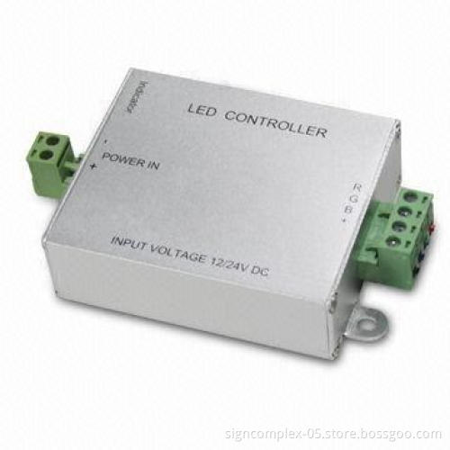 LED Lighting Controller with 12 to 24V DC Input Voltage, 20m Control Distance